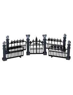 Juego de Miniaturas de Cerca Espeluznante Lemax 5 Piezas