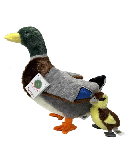 Pato Mallard Adore 33 cm con Patito de Peluche Pato Mallard Adore 33 cm con Patito de Peluche