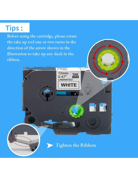 Cinta de Etiqueta Laminada 12mm LabelPros - 8 Colores