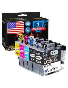 Cartlee Cartuchos de Tinta Compatibles Brother LC3013 (5 Pzs)