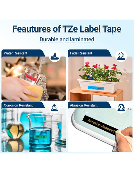 Cinta de Etiquetadora Laminada 12mm Lonitul 5 Colores