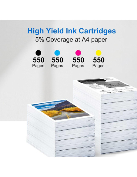 Cartuchos de Tinta Brother LC401XL 4 Pack - Negro, Cian, Magenta, Amarillo