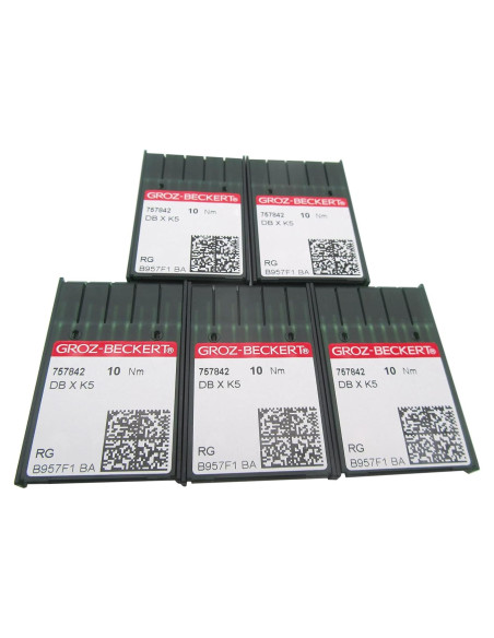 50 Agujas de Bordado Industrial Groz Beckert DBXK5 65/9