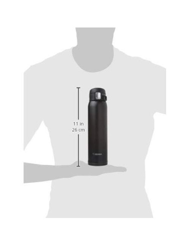 Taza de Acero Inoxidable Zojirushi 0.47L Negro Mate