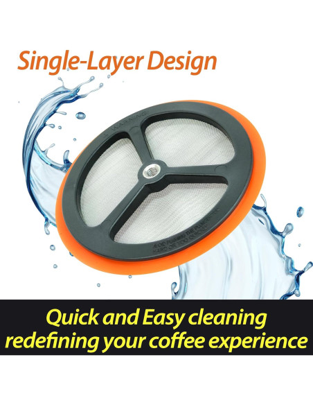 Prensa Francesa PortableAnd FP202 1007ml Acero Inoxidable Negro