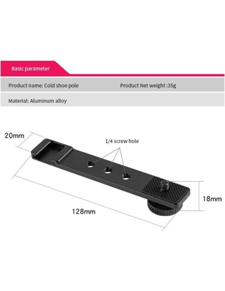 Adaptador Montaje Zapata Fría Aluminio TONHOKJ ST-001