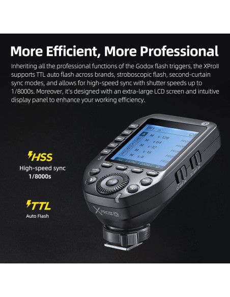 Disparador Inalámbrico Godox XProII-O TTL 1/8000s HSS