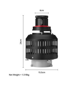 Proyector LED AMBITFUL AL-18 Pro con Snoot y Montura Bowens 2