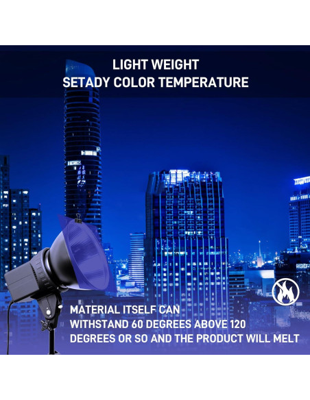 Filtros de Luz Gel Winsang WS-6 20x20cm Azul Trans 8 Piezas