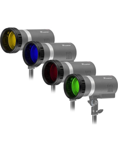 Kit Barndoor Flashpoint BD-10 para Monolight XPLOR 300 Pro