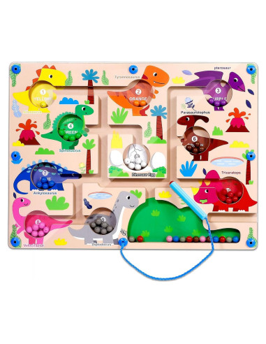 Rompecabezas Magnético Montessori BYNLEAU Dinosaurio 30x22cm