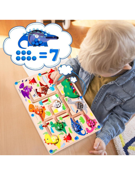 Rompecabezas Magnético Montessori BYNLEAU Dinosaurio 30x22cm Rompecabezas Magnético Montessori BYNLEAU Dinosaurio 30x22cm