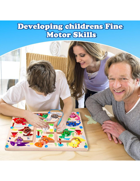 Rompecabezas Magnético Montessori BYNLEAU Dinosaurio 30x22cm Rompecabezas Magnético Montessori BYNLEAU Dinosaurio 30x22cm