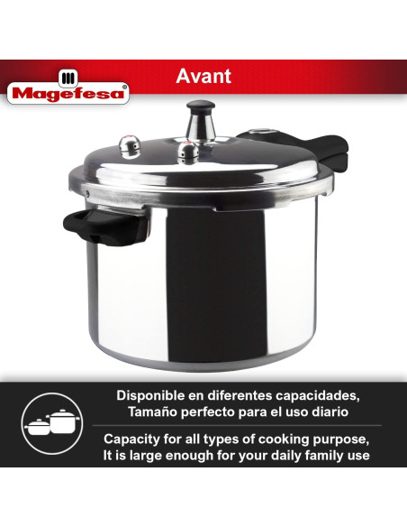 Olla a Presión Magefesa Avant 4.1L Aluminio Resistente