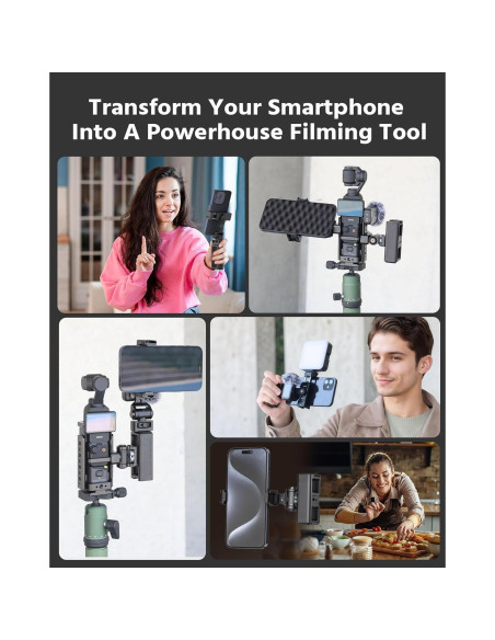 Soporte para Teléfono 360 ROZOER R0201A con 3 Zapatos Fríos