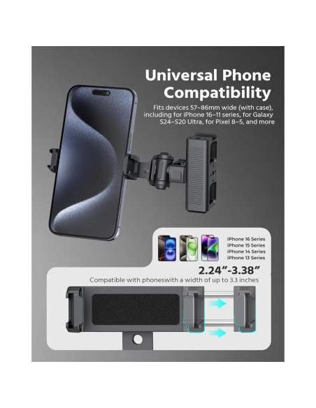 Soporte para Teléfono 360 ROZOER R0201A con 3 Zapatos Fríos