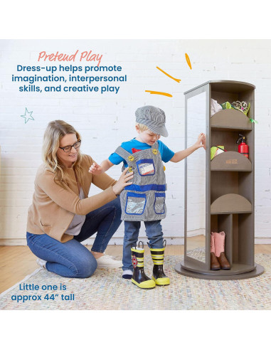 Carrusel Rotatorio para Disfraces ECR4Kids 60cm Lavado Gris