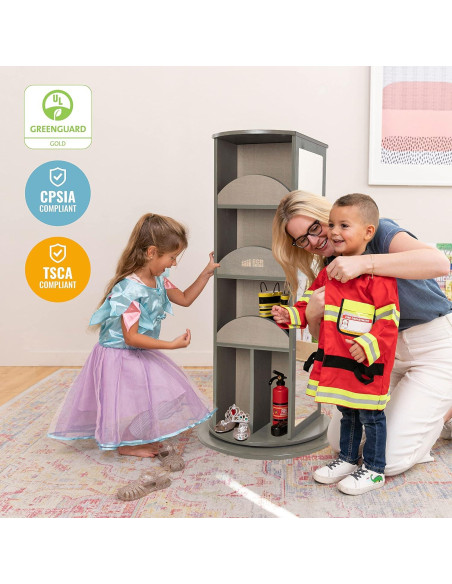 Carrusel Rotatorio para Disfraces ECR4Kids 60cm Lavado Gris