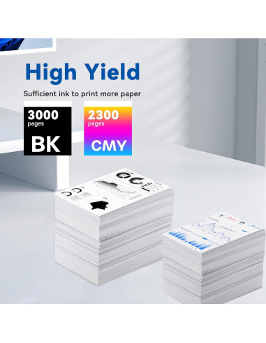 Cartucho de Tóner TN227 Belietop Alto Rendimiento 4 Piezas