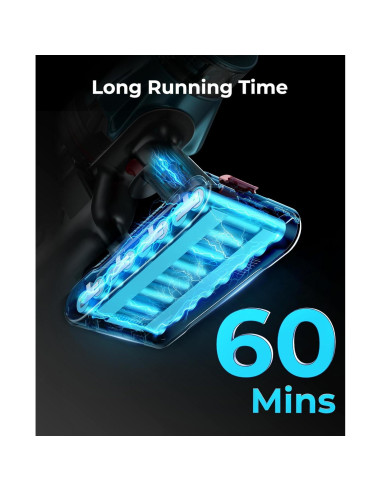 Aspiradora Inalámbrica Fieety V7 550W 45Kpa 60 Min Carga Rápida