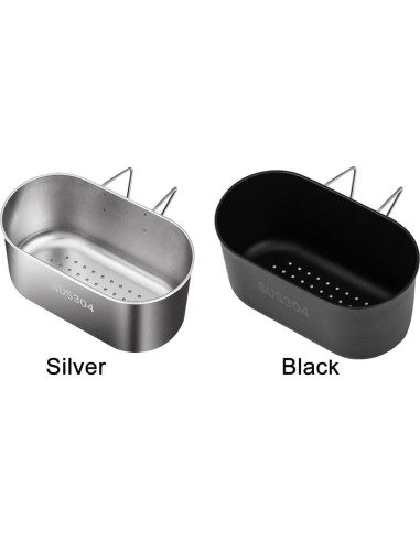 Colador de desagüe colgante SYCOOVEN de acero inoxidable 304