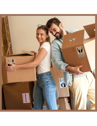 Etiquetas Térmicas MUNBYN Marrón 101.6x152.4mm 220 Hojas