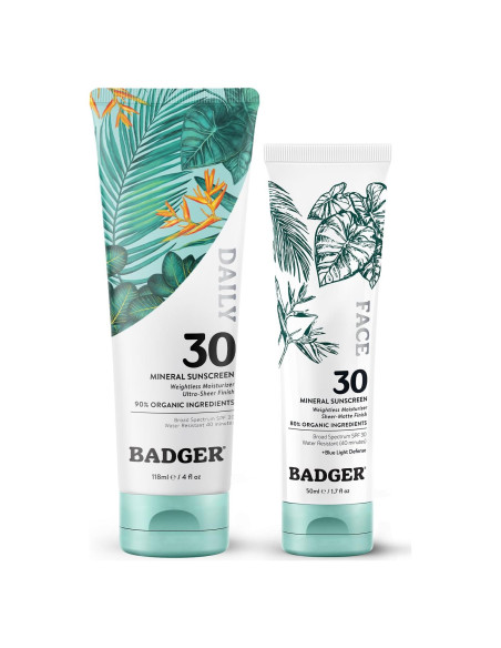 Combo de Protector Solar Mineral Badger SPF 30 - 84.5 ml x2 Combo de Protector Solar Mineral Badger SPF 30 - 84.5 ml x2
