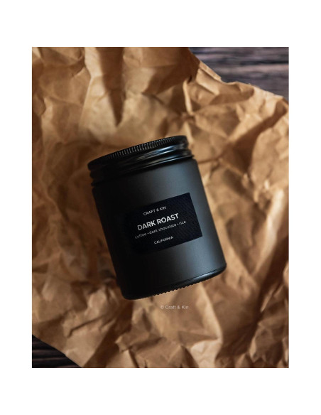 Vela Aromática Craft & Kin Café Tostado Oscuro 215g