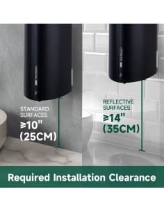 Dispensador Automático de Jabón Líquido AnyDry 850ml Negro 2