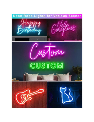 Tira LED Neon RGB 10m Ledagic con Control Remoto y App