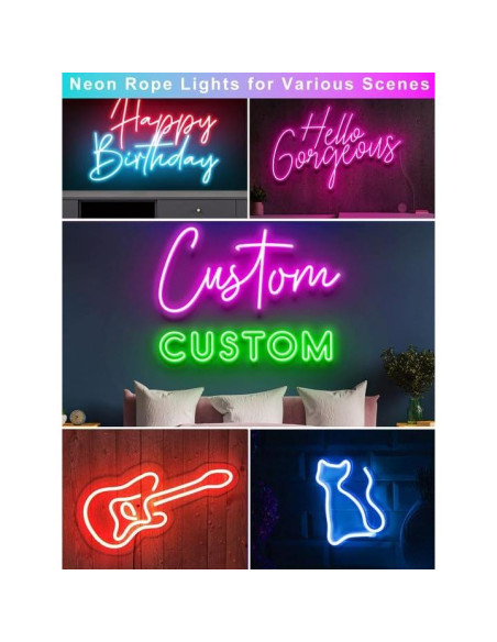 Tira LED Neon RGB 10m Ledagic con Control Remoto y App