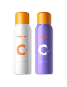 Set 2 Sprays Fijadores de Maquillaje Piel Mate y Brillante