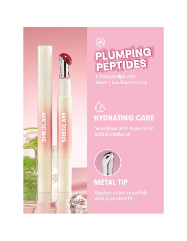 Brillo Labial Hidratante SHEGLAM Cereza Brillante 17.86g