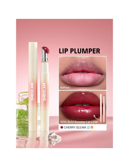Brillo Labial Hidratante SHEGLAM Cereza Brillante 17.86g