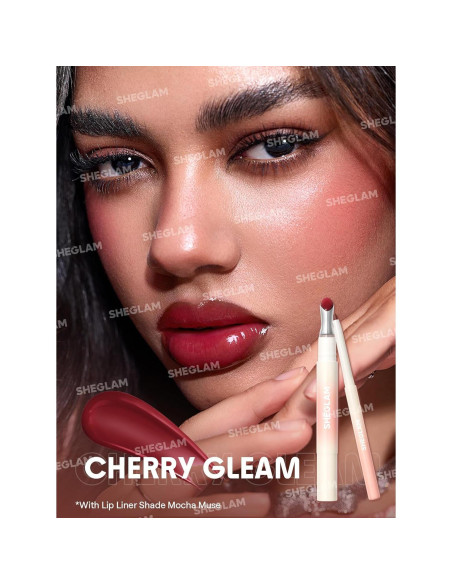 Brillo Labial Hidratante SHEGLAM Cereza Brillante 17.86g