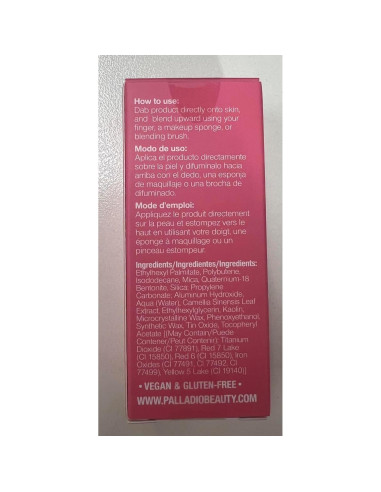 Rubor Líquido 2-en-1 Palladio Rosa Frío 4.57g Maquillaje