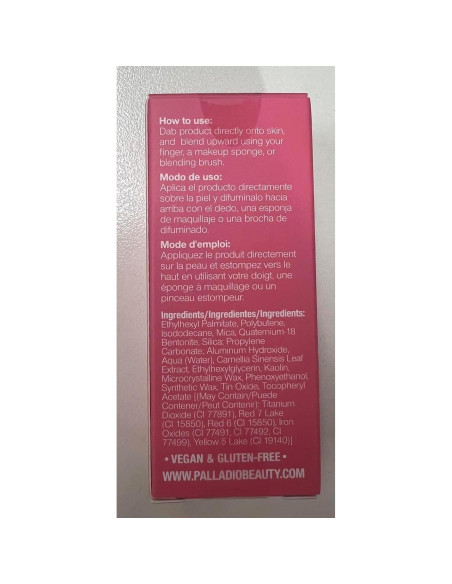 Rubor Líquido 2-en-1 Palladio Rosa Frío 4.57g Maquillaje