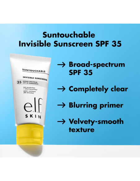 Protector Solar Gel e.l.f. SKIN SPF 35 9.4g Vegano Protector Solar Gel e.l.f. SKIN SPF 35 9.4g Vegano