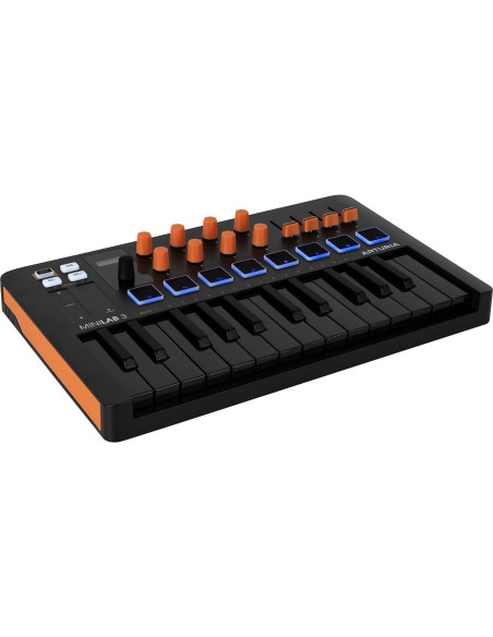 Controlador MIDI Arturia MiniLab 3 25 Teclas USB-C Naranja