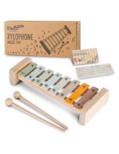 Xilófono de Madera Stoie's 8 Notas Colores para Niños
