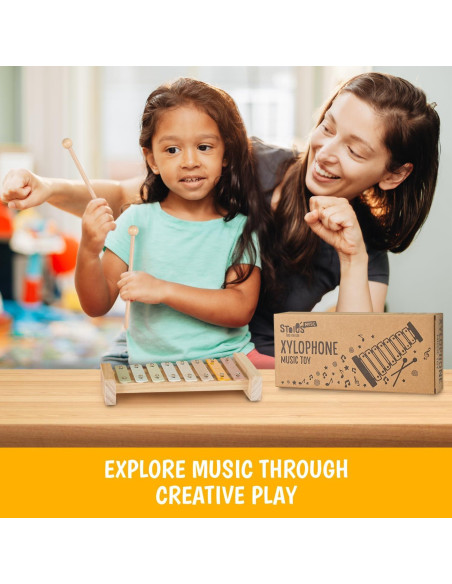 Xilófono de Madera Stoie's 8 Notas Colores para Niños Xilófono de Madera Stoie's 8 Notas Colores para Niños