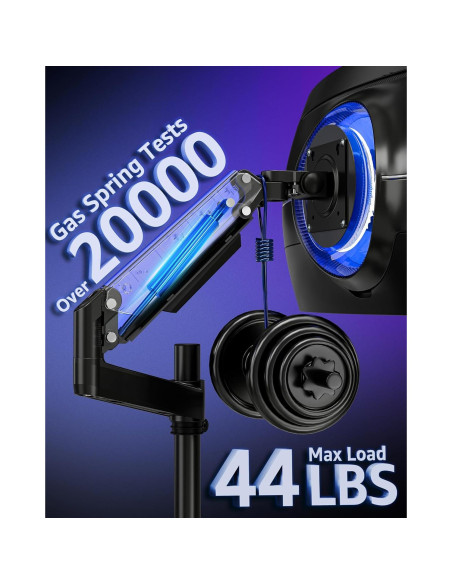 Soporte Doble para Monitores MOUNTUP 49" Curvos Ajustable