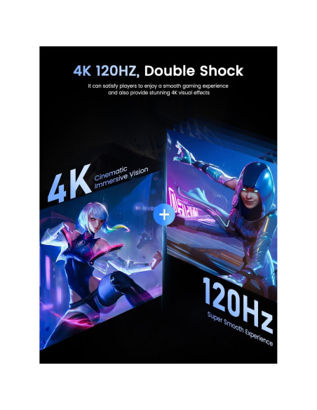 Monitor Portátil UPERFECT 4K 120Hz 17.3" | Gaming 0.1ms 500 Nits