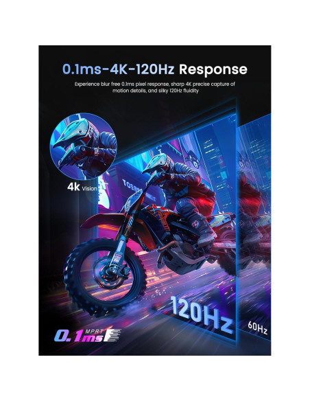 Monitor Portátil UPERFECT 4K 120Hz 17.3" | Gaming 0.1ms 500 Nits