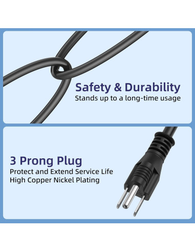 Cable de Alimentación AC YJWJMZZ para Monitor Samsung 49"