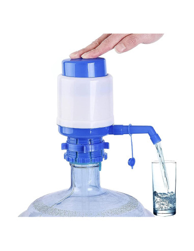 Bomba de Agua Manual DWSFADA para Botella de 19L Azul y Blanco