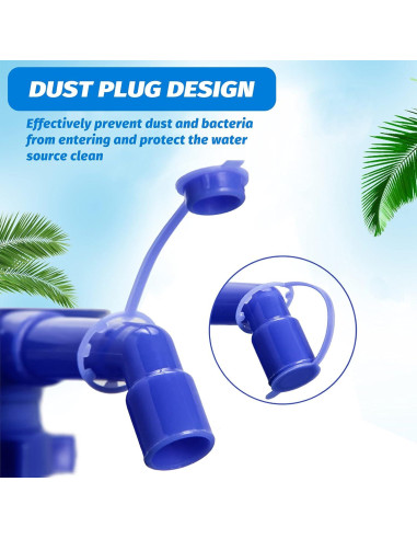 Bomba de Agua Manual DWSFADA para Botella de 19L Azul y Blanco