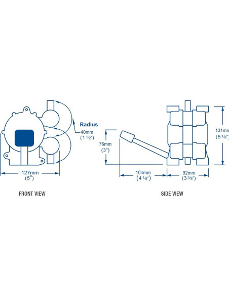 Bomba de agua dulce Whale GP0550 Gusher Mk 3 manual 15.14 L/min