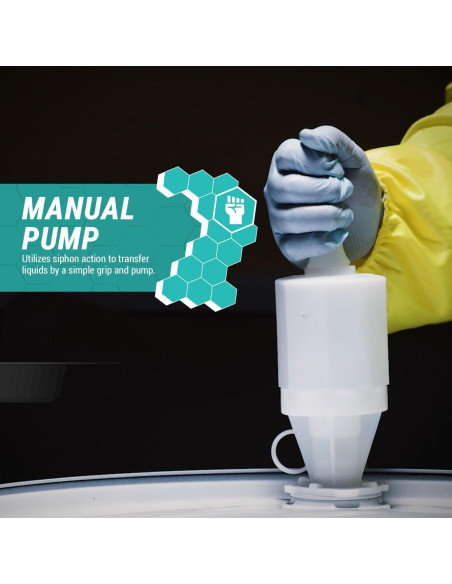 Bomba de Sifón Manual TERA PUMP TRCDRUM 21 L/min para Barriles