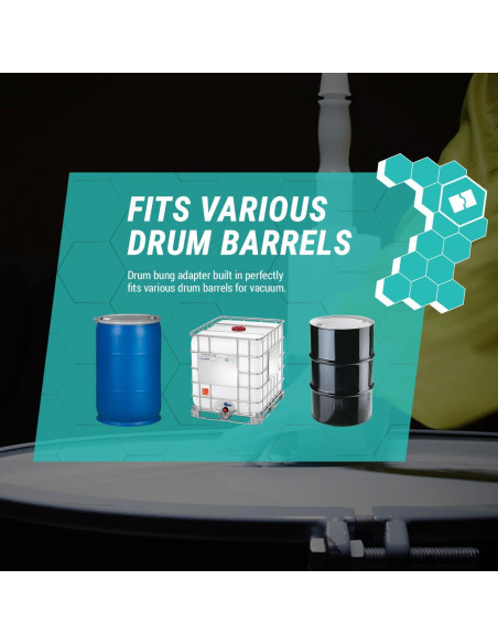 Bomba de Sifón Manual TERA PUMP TRCDRUM 21 L/min para Barriles